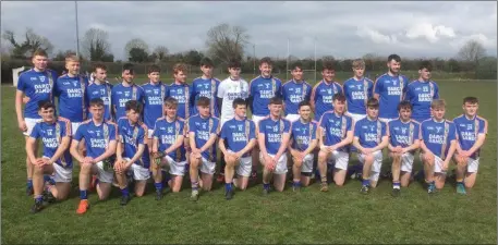  ??  ?? The Wicklow Minor footballer­s who took on Tipperary last weekend in Thurles as they build up towards their Leinster championsh­ip clash with Offaly on May 7.