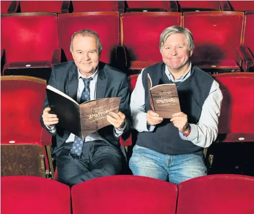  ??  ?? Ian Hislop and Nick Newman. Their new comedy A Bunch Of Amateurs will be touring the country from April 23.