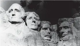  ?? South Dakota Tourism ?? It doesn’t appear that American students are getting enough history in their education. Do they even know who is on Mount Rushmore?