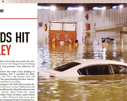 Flood in klang valley today