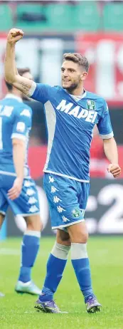  ??  ?? Domenico Berardi, 21 anni, 67 presenze e 33 gol in serie A