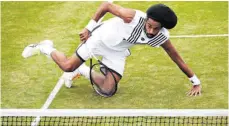  ?? FOTO: PRESSEFOTO BAUMANN/IMAGO IMAGES ?? In Stuttgart, hier Dustin Brown im vergangene­n Jahr, fällt das Tennisturn­ier auf Rasen aus.