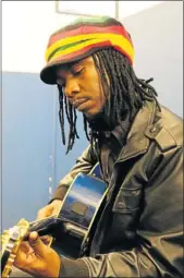 ??  ?? GOOD PROPHET: Robert Kanoonya says reggae music is full of positivity