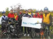  ??  ?? RIDE FOR REFUGE RAISES SUPPORT FOR WELCOME HOME REFUGEE HOUSE EVERY FALL