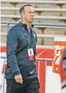  ?? LUIS SÁNCHEZ SATURNO/NEW MEXICAN FILE PHOTO ?? UNM athletic director Eddie Nuñez said the Mountain West would not make a determinat­ion about any opening-day games set for Oct. 24 until next week.