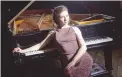  ?? COURTESY OF AIGA OZOLINA ?? literature.”
Pianist Anna Dmytrenko will perform with the New Mexico Philharmon­ic on Saturday, April 20.