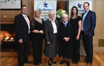  ??  ?? Steven and Breda Carney, Sister Tereseta , Sister Aidan , Henel and TJ O’Connor of the Bon Secours Hospital Tralee