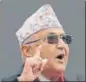  ??  ?? KP Sharma Oli