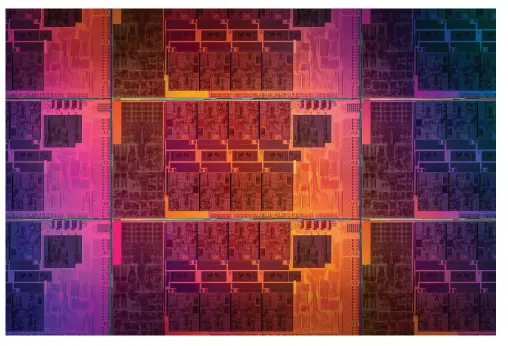  ??  ?? Pretty on the inside: Intel’s 11th-gen Rocket Lake processors are ultimately an exercise in compromise.