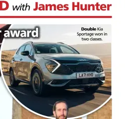  ?? ?? Double Kia Sportage won in two classes.