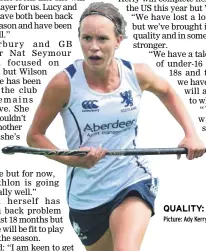  ?? Picture: Ady Kerry/england Hockey ?? QUALITY: Nikki Kidd