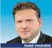  ??  ?? Radek Vondráček