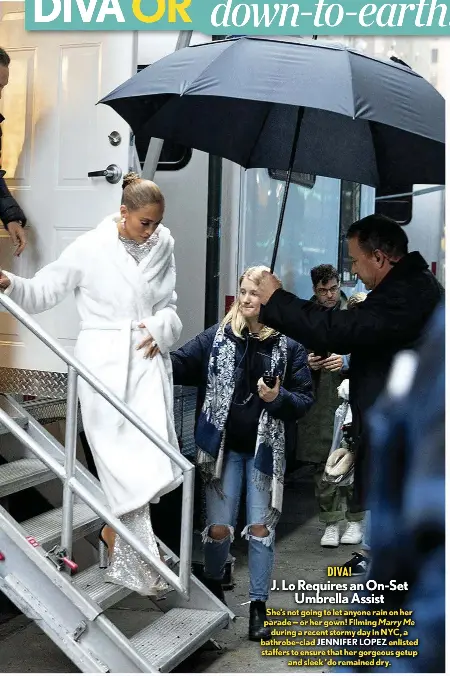 J Lo Requires An On Set Umbrella Assist Pressreader