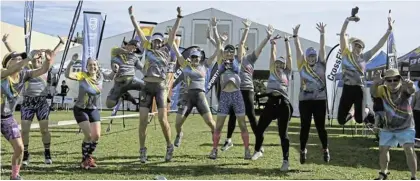  ?? Picture: SUPPLIED ?? HOPE UNDERFOOT: Athletes kick off at the Run for Hope fundraisin­g event this weekend, which raised over R50,000 for local children’s homes.