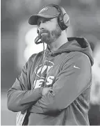  ?? BRAD PENNER/ USA TODAY SPORTS ?? Head coach Adam Gase is 1- 7 with the Jets after losing Sunday to the Dolphins, for whom he was 23- 25 in three years.