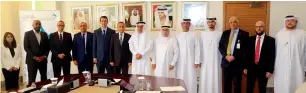 ?? Supplied photo ?? DhA officials and other representa­tives during the announceme­nt of the inclusion of free hepatitis C screening and treatment under the Dubai Mandatory health Insurance Scheme. —