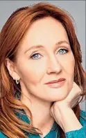  ??  ?? J. K. ROWLING Joanne Rowling es una autora, productora de cine, productora de televisión, guionista y filántropa
británica de 54 años.