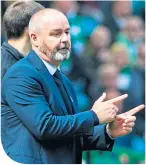  ??  ?? Killie boss Steve Clarke