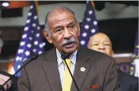  ?? J. Scott Applewhite / Associated Press ?? Rep. John Conyers, D-Mich., settled a 2015 harassment claim. He denied the allegation, but since then other women have accused him of improper conduct.