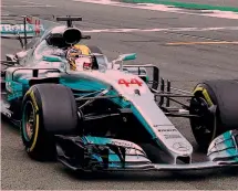  ?? AP ?? Il trionfo della W08 Hybrid di Lewis Hamilton a Silverston­e