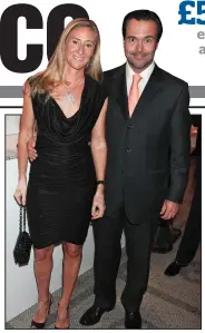  ??  ?? In the money: Horta-Osorio and wife Ana