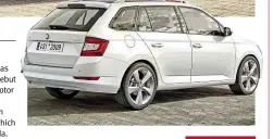  ??  ?? UPDATED Revised nose with slimmer lights will grace updated Fabia hatchback and estate; LEDS will be option front and rear