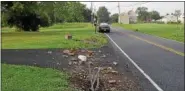  ?? PHOTO FROM AMITY TOWNSHIP POLICE ?? Police are looking for the driver of a hit-and-run crash that occurred on July 26. Anyone with informatio­n should contact Officer Brian Devlin at 610-689-6002.