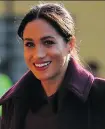  ?? JOHN RAINFORD/WENN ?? The former Meghan Markle, now Meghan, the Duchess of Sussex, has had many Google U.K. users searching her name (or names) in 2018.