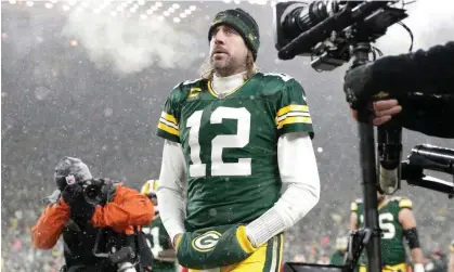  ?? ?? Aaron Rodgers has been named MVP for two straight seasons but has courted controvers­y off the field. Photograph: Jeff Hanisch/USA Today Sports