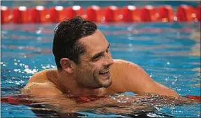  ??  ?? Manaudou, de retour dans les bassins après une pause, prépare les JO de Tokyo.