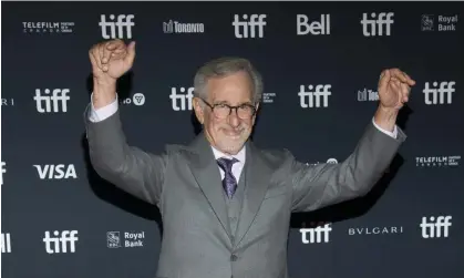  ?? Photograph: Angel Marchini/Sopa Images/Rex/Shuttersto­ck ?? Spielberg at The Fabelmans premiere at the Toronto internatio­nal film festival.