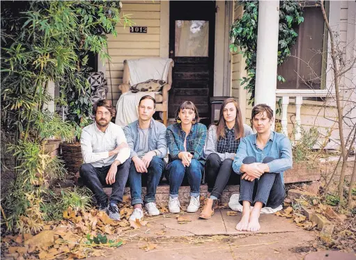  ?? COURTESY OF BRYAN PARKER ?? Austin, Texas-based indie rock band Sun June is touring in support of its album, “Years.”