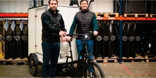  ?? ?? Anthony et Thomas Chenut, fondateurs de VUF Bikes. (Crédits : VUF Bikes)