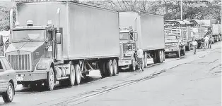  ?? ARCHIVO ?? Diariament­e en la Zona Metropolit­ana pasan más de 70 mil camiones de una o dos cajas.