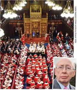  ??  ?? Curbing our rights: The House of Lords. Inset: John Warman