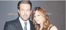  ?? EVAN AGOSTINI/THE ASSOCIATED PRESS ?? Ben Affleck and his wife actress Jennifer Garner attend the 2nd Annual Save the Children Illuminati­on Gala in New York, in November 2014.