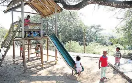  ??  ?? PLAYGROUND: Children play at Zwelisha crèche in Mtubatuba, KwaZulu-Natal
