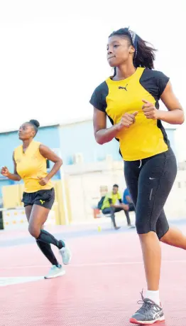  ?? FILE ?? Jamaica’s Sunshine Girls during a training session at the Leila Robinson Courts in Kingston on Wednesday, June 5, 2019.