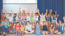  ?? FOTO: PRIVAT ?? Viel Spaß hatten die Kinder bei der ökumenisch­en Kinderbibe­lwoche in Bad Buchau.