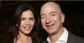  ?? Getty Images ?? Lauren Sanchez and Amazon CEO Jeff Bezos