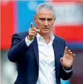  ?? (Reuters) ?? C.t. Tite, 57 anni, ha ricostruit­o il Brasile