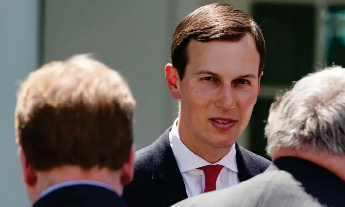  ?? Photograph: Joshua Roberts/Reuters ?? Jared Kushner, who is married to Donald Trump’s elder daughter Ivanka, kept a stake in Cadre after joining the administra­tion.