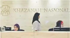  ??  ?? Khazanah’s current business plan under the new government is already solid and intact for the sovereign wealth fund’s long-term performanc­e, says an analyst. — AFP photo