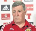  ??  ?? Mark McGhee: 12 points the target from last four games.