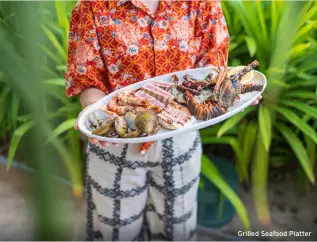  ??  ?? Grilled Seafood Platter