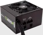  ??  ?? Corsair CS Series Modular CS650M: Das Kraftpaket garantiert die stabile Energiever­sorgung von CPU und GPU.