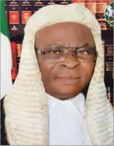  ??  ?? Hon. Justice W.S. Nkanu Onnogheno