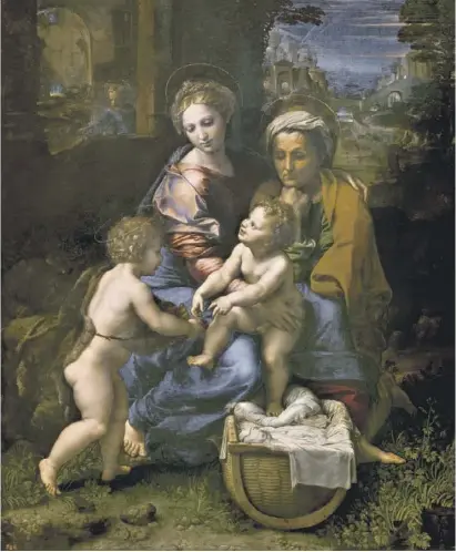  ?? Foto: Archiv ?? Raffaels „Heilige Familie“war die Favoritin von König Philipp IV.