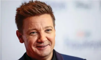  ?? ?? Jeremy Renner in New York City in November 2021. Photograph: Dimitrios Kambouris/Getty Images