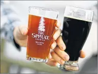  ?? SUBMITTED PHOTO ?? Big Spruce Brewing in Nyanza, Victoria County is partnering with Dalhousie-based Ocean Tracking Network to produce a shark-inspired beer.